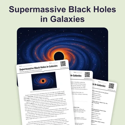 Supermassive Black Holes in Galaxies - reading educational content