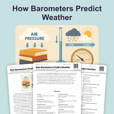 How Barometers Predict Weather - reading educational content