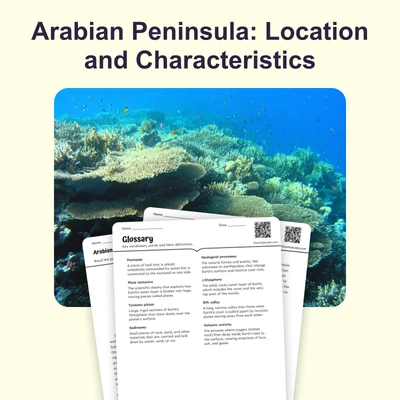 Arabian Peninsula: Location And Characterics - reading educational content