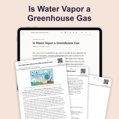 How Is Water Vapor Different Than Other Greenhouse Gases? - reading educational content
