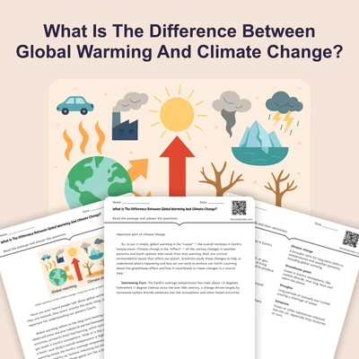What Is The Difference Between Global Warming And Climate Change? - reading educational content