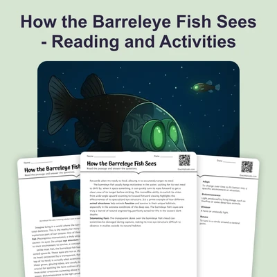 How the Barreleye Fish Sees - reading educational content