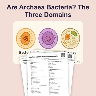 Are Archaea Bacteria? The Three Domains - reading educational content