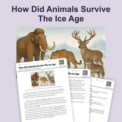 How Did Animals Survive The Ice Age - reading educational content