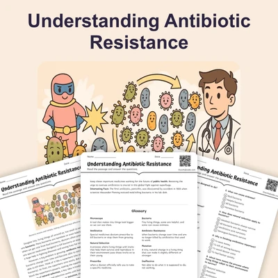 Understanding Antibiotic Resistance - reading educational content