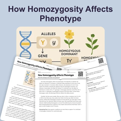How Homozygosity Affects Phenotype - reading educational content