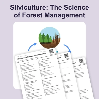 Silviculture: The Science of Forest Management - reading educational content