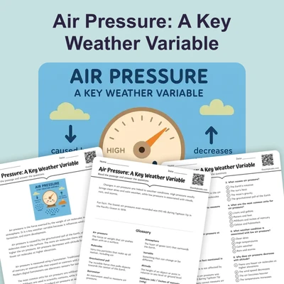 Air Pressure: A Key Weather Variable - reading educational content