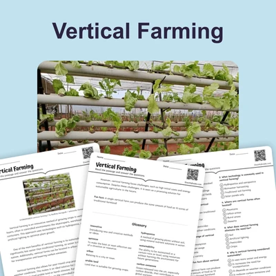 Vertical Farming - reading educational content