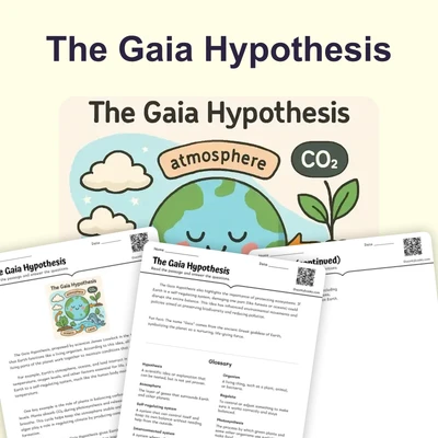 The Gaia Hypothesis - reading educational content