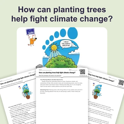How can planting trees help fight climate change? - reading educational content