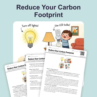 Reduce Your Carbon Footprint: Simple Tips for Home - reading educational content
