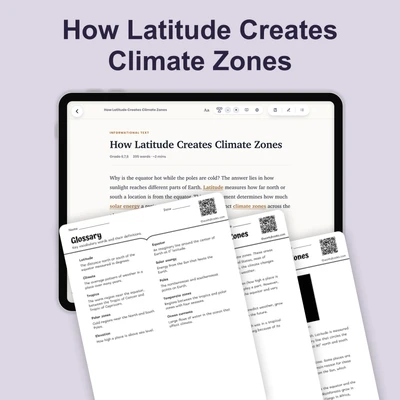 How Latitude Affects Climate Zones - reading educational content