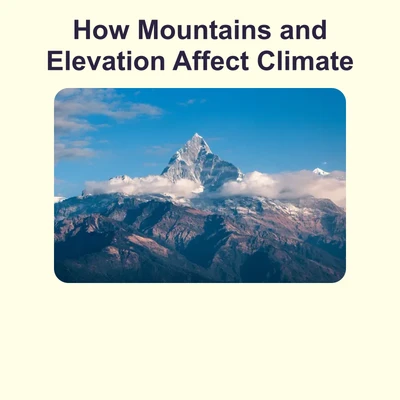 Mountains and Elevation - reading educational content