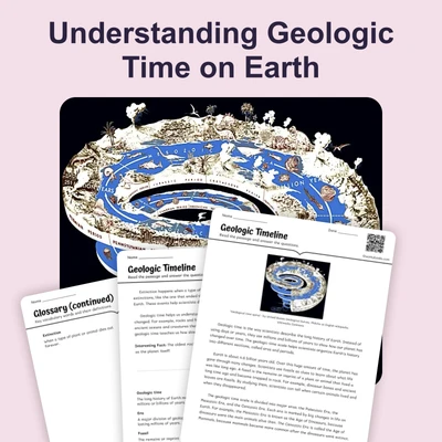 Geologic Timeline - reading educational content