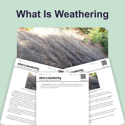 Weathering and Soil Formation - reading educational content