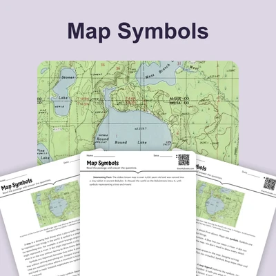 Map Symbols - reading educational content