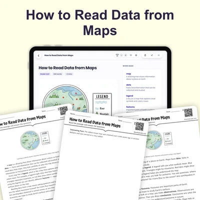 How to Read Data from Maps - reading educational content
