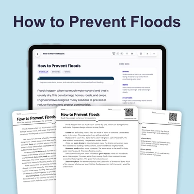 How to Prevent Floods - reading educational content