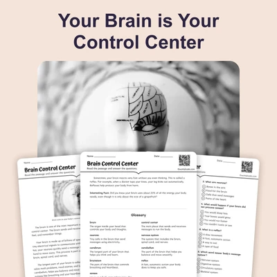 Brain Control Center - reading educational content