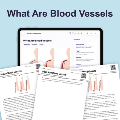 What Are Blood Vessels - reading educational content
