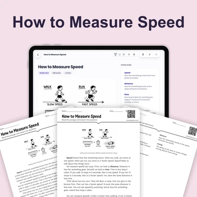 How to Measure Speed - reading educational content