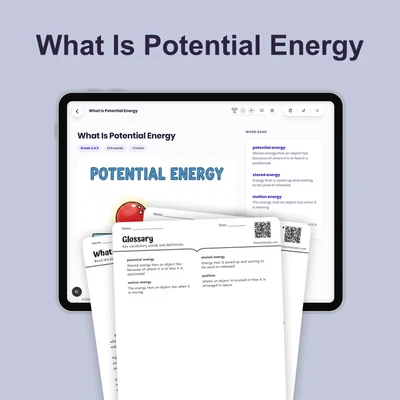 What Is Potential Energy - reading educational content