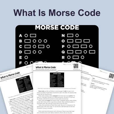 What Is Morse Code - reading educational content