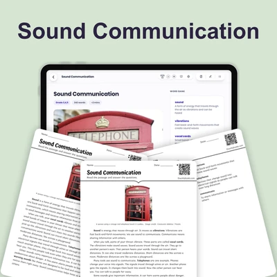 Sound Communication - reading educational content