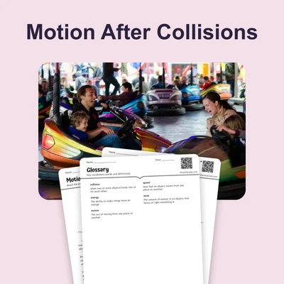 Motion After Collisions - reading educational content