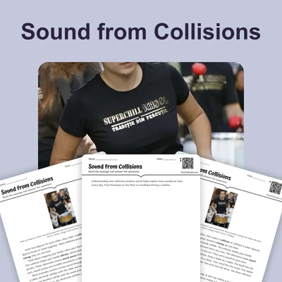 Sound from Collisions - reading educational content
