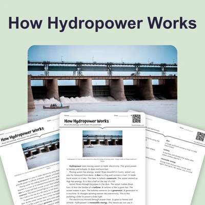 How Hydropower Works - reading educational content