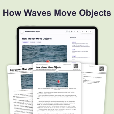How Waves Move Objects - reading educational content