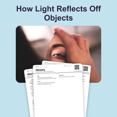 How Light Reflects Off Objects - reading educational content