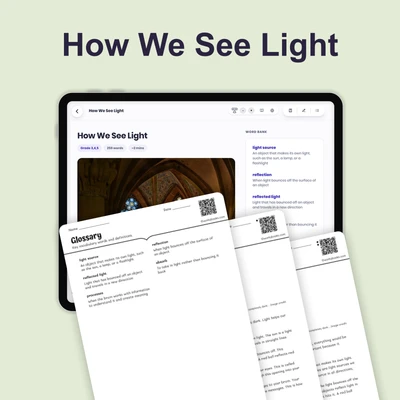 How We See Light - reading educational content