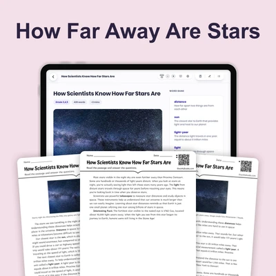 How Scientists Know How Far Stars Are - reading educational content