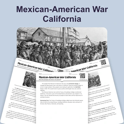 The Mexican-American War Comes to California - reading educational content
