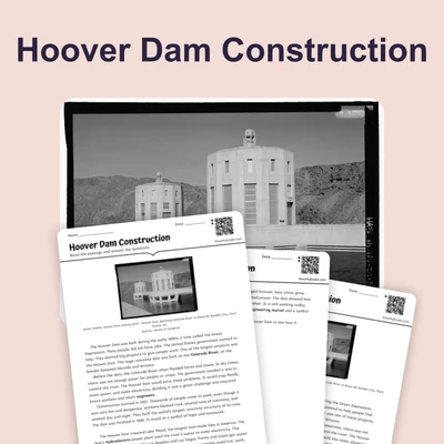 Building the Hoover Dam: Jobs in Hard Times - reading educational content