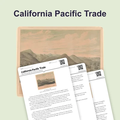 Trading with Asia: California’s Pacific Connection - reading educational content