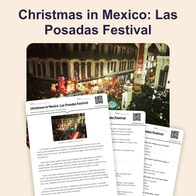 Christmas in Mexico: Las Posadas Festival - reading educational content
