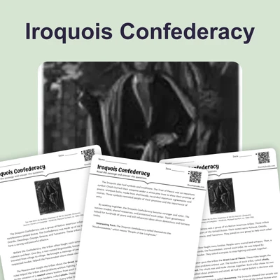 The Iroquois Confederacy: A System of Peace - reading educational content