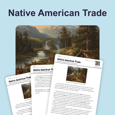 Trade and Trading Routes Between Tribes - reading educational content