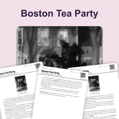 Paul Revere's Midnight Ride - reading educational content