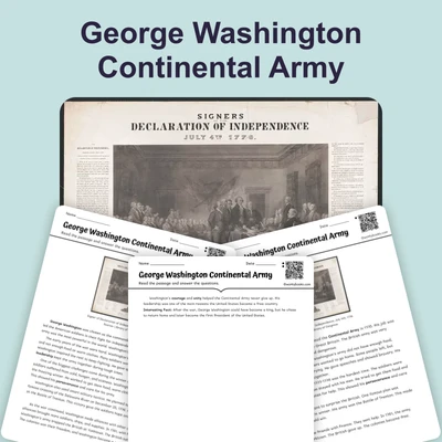 The Declaration of Independence and Thomas Jefferson - reading educational content
