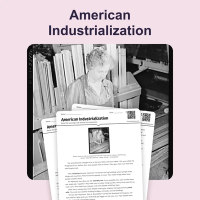 American Industrialization - reading educational content