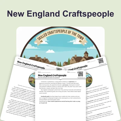 Skilled Craftspeople of the Town - reading educational content