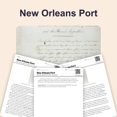 New Orleans: An Important Port - reading educational content