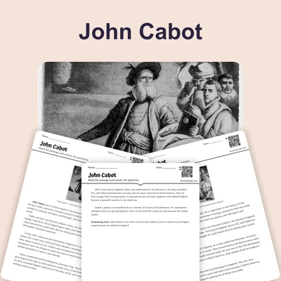 John Cabot: Exploring North America - reading educational content