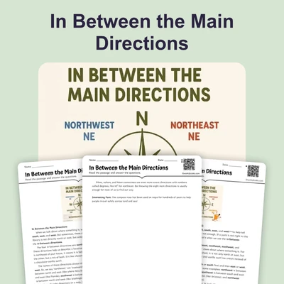 In Between the Main Directions - reading educational content