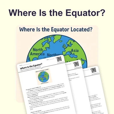 Where Is the Equator? - reading educational content